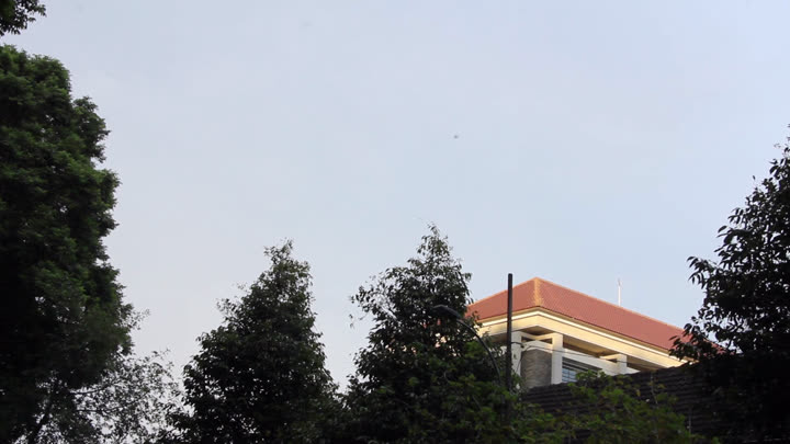 Looking Up at a Universitas Gadjah Mada Building