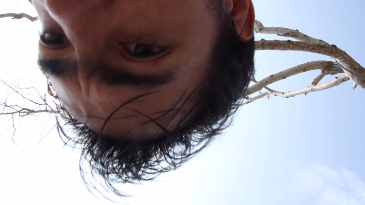 Self-portrait and a Dead Tree